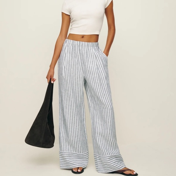 Reformation Fernando wide leg linen pant - Picture 6 of 7